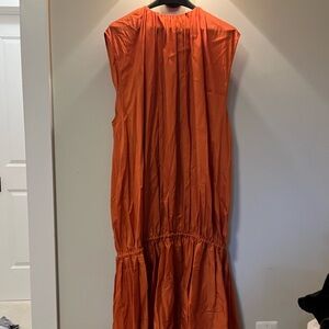 Toteme Vibrant Orange Maxi Dress
